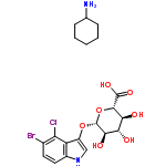 5-Bromo-4-chloro-3-indolyl-beta-D-glucuronide cyclohexylammonium salt